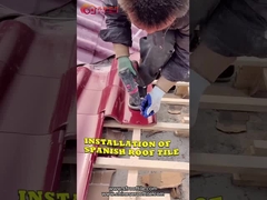 多くの色のスペインの陶磁器の別荘のホテルの屋根瓦のサイズ220*220mm