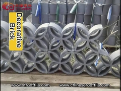 装飾的なテラ コッタは造る影の壁のための空の粘土の煉瓦を妨げる