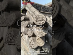防火 グレー色 中国製 土の屋根タイル 中国寺院 パゴダ ガーデンビル