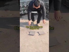 グラス化されていない粘土のフラット屋根タイル 庭園パビリオンのためのアート 隔壁と背景壁の装飾