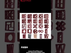 壁飾り テラコタ 空洞 風 ブロック 凍り 耐性