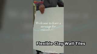 見事な壁用の柔軟な粘土タイル