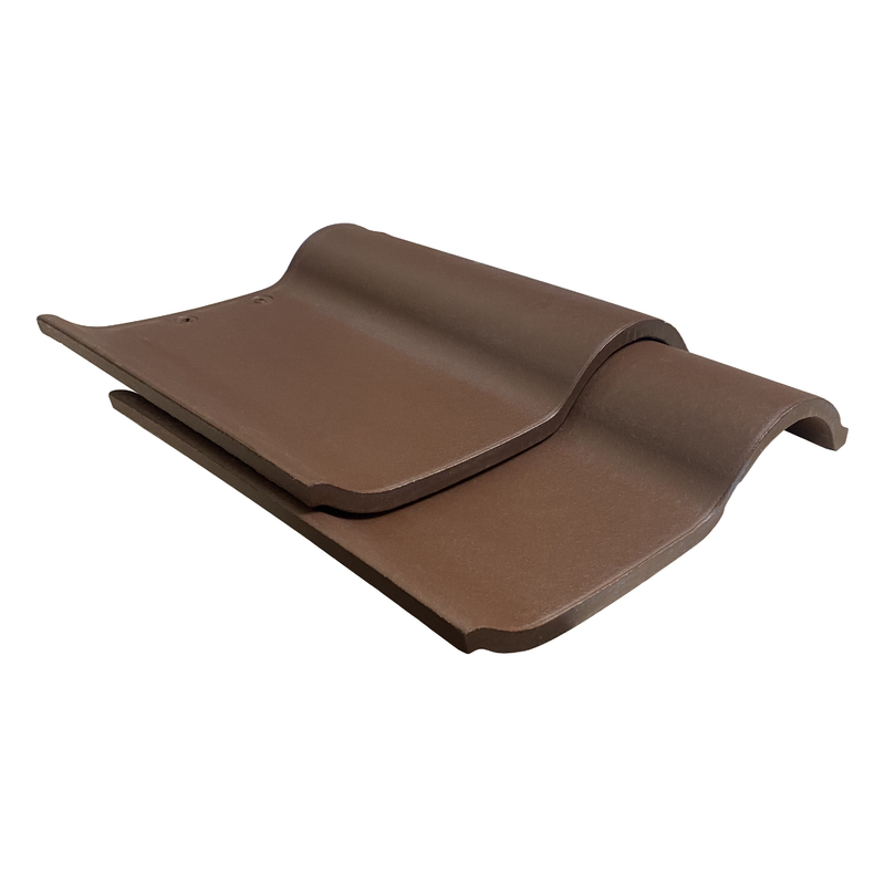 チョコレート色のスペインの陶磁器の別荘のホテルの屋根の粘土のタイルのサイズ220*220mm