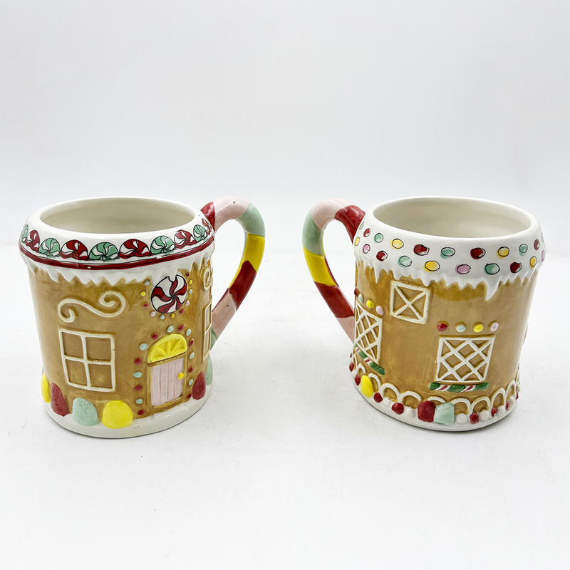 精巧なカスタムセラミック製品 クリスマスシリーズ キャンディ 貯蔵器 クリエイティブ