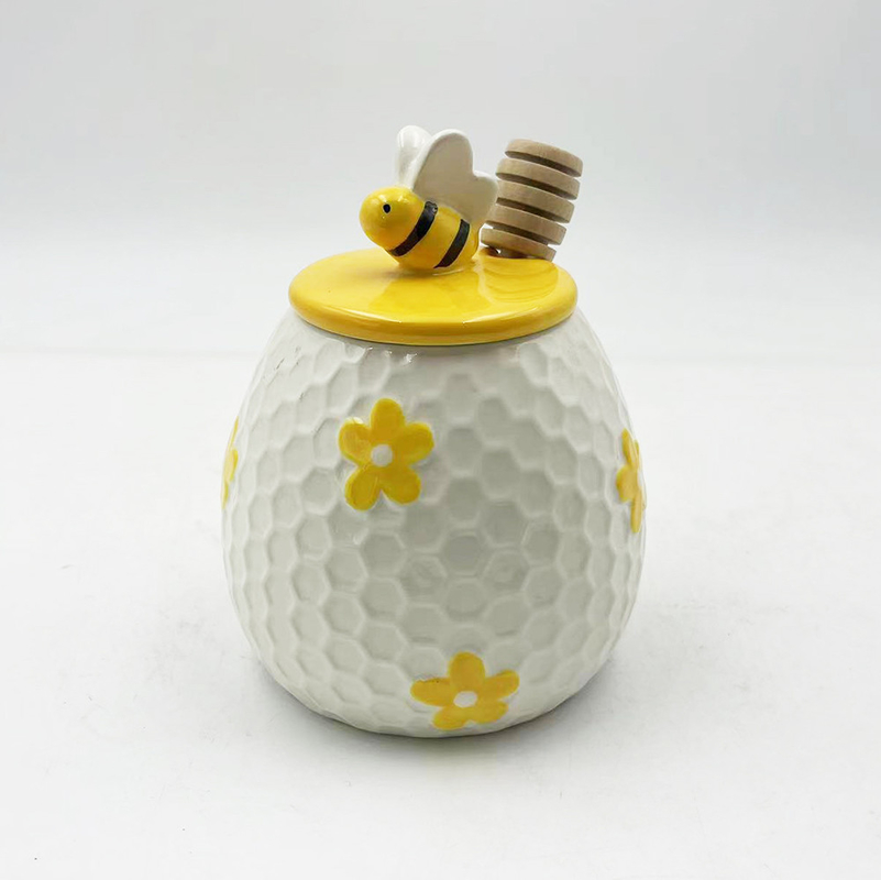 農家様式 彫刻版 ミツバチデザイン 陶磁ミツバチ器 家用キッチン飾り