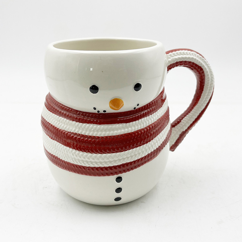 クリスマスシリーズ コーヒー 水 牛乳 スノーマンカップ 可愛い クリスマスカップ プレゼント用陶器カップ 家飾り