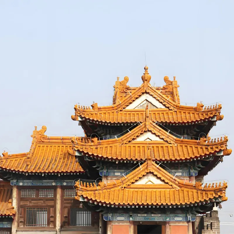中国寺院 屋根 屋根 装飾 古代帝国建築 建材