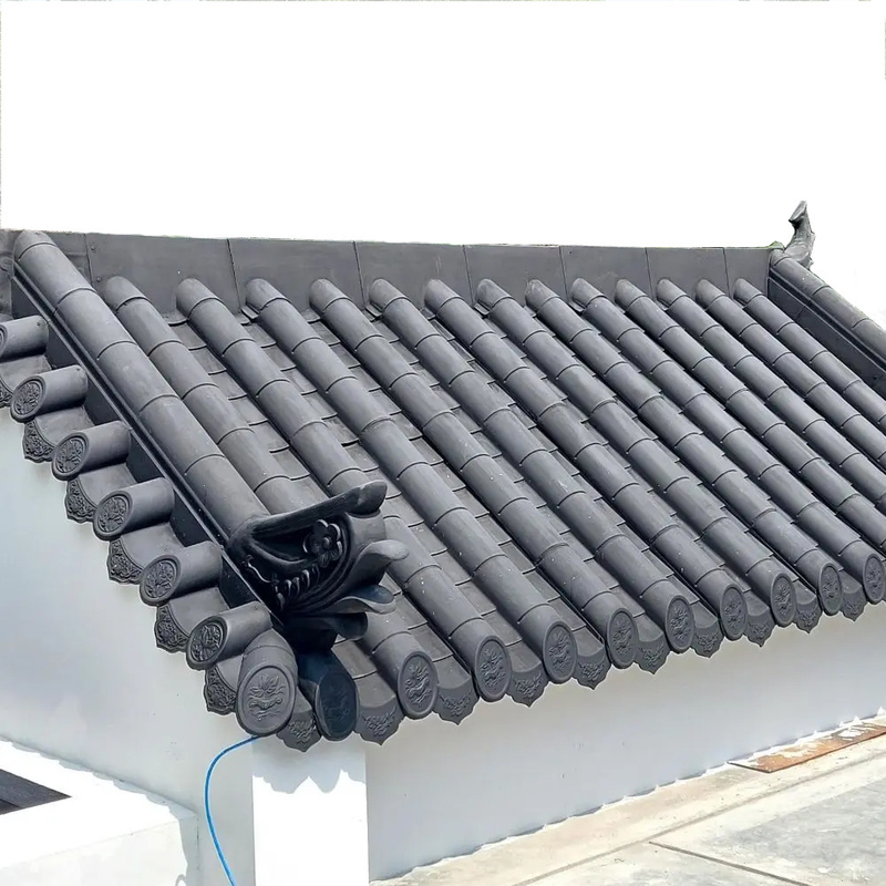 中国 伝統 陰陽 プラスチック 屋根 帯 帯 韓国 屋根 板 PVC 合成