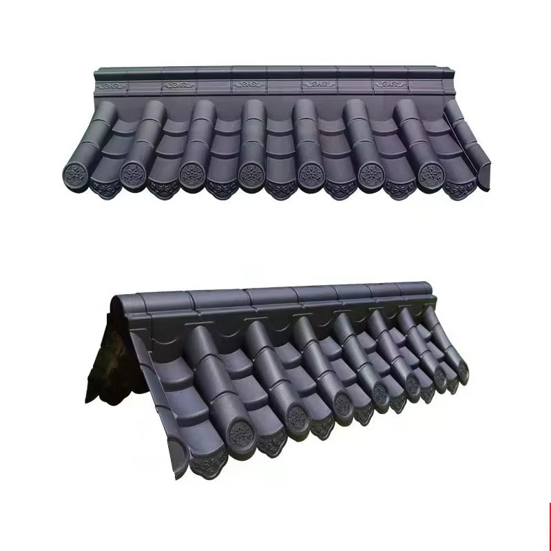中国 伝統 陰陽 プラスチック 屋根 帯 帯 韓国 屋根 板 PVC 合成