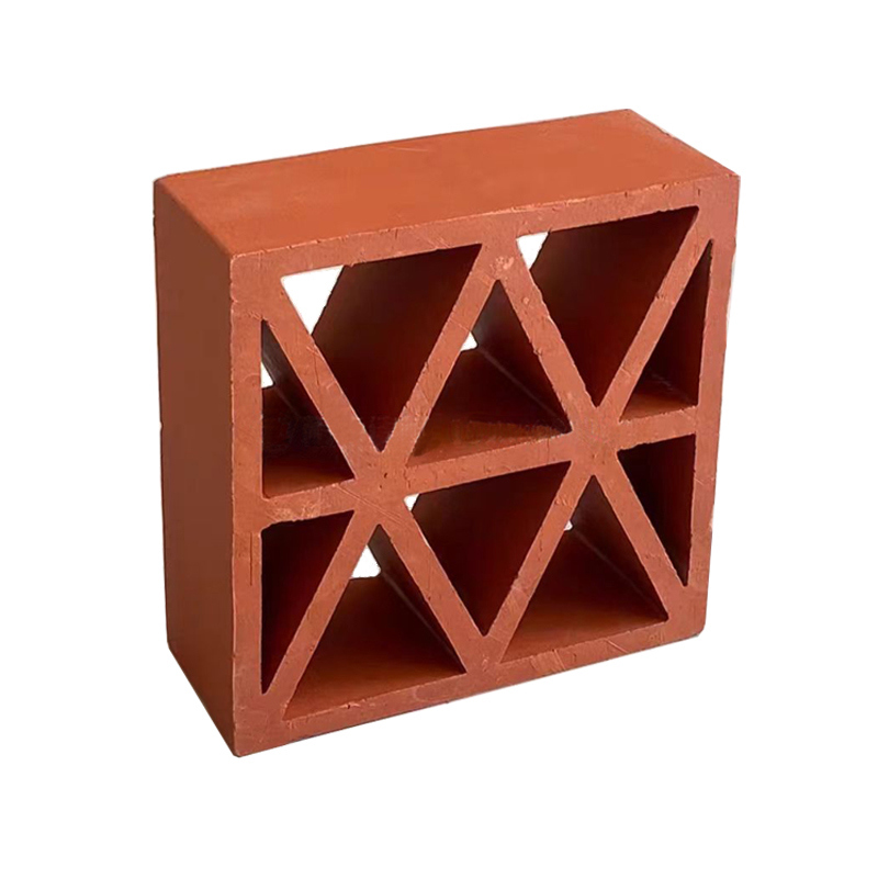 粘土格子レンガ 人工赤ブロック 建物壁 装飾用サンブリック