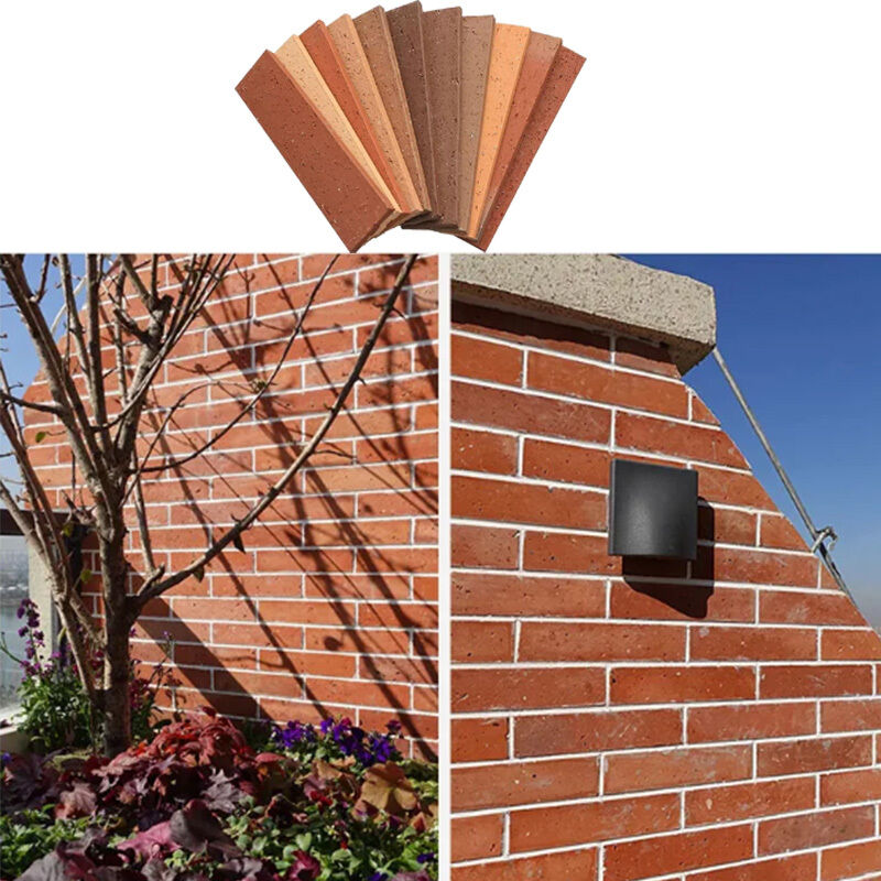 クレイ レッドブリック スプリットブリック 壁面 装飾 偽装 屋外