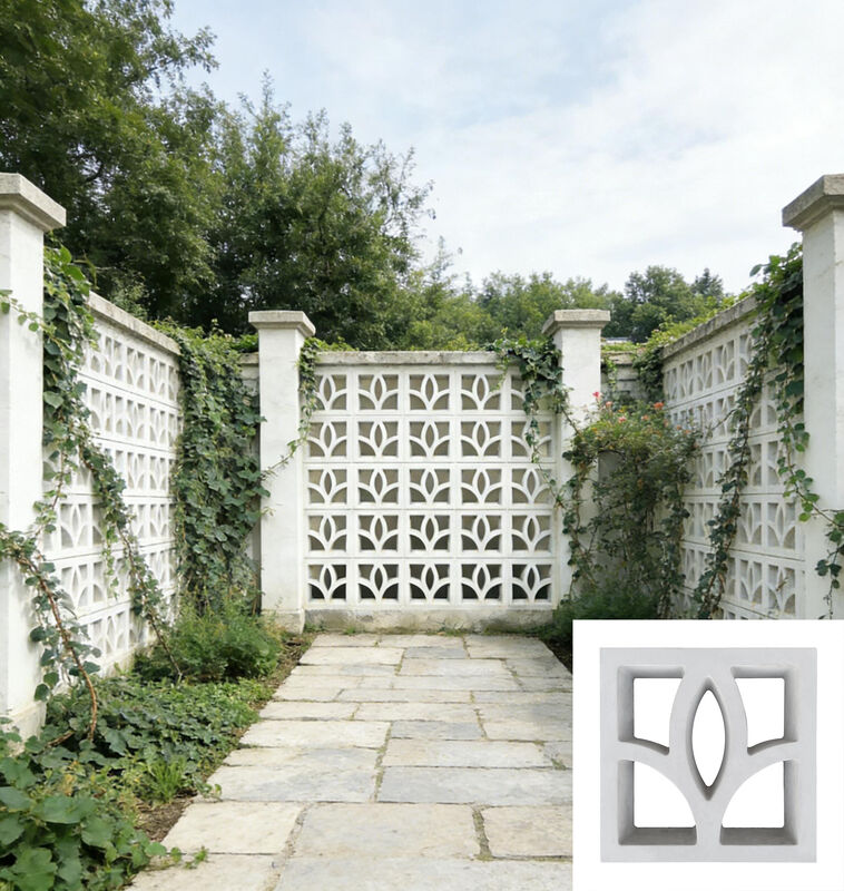 ブリーズブロック コンクリートセメントコンポーネント レンガ 換気スクリーン 現代の庭園スクリーンと景観の特徴のためのレンガ