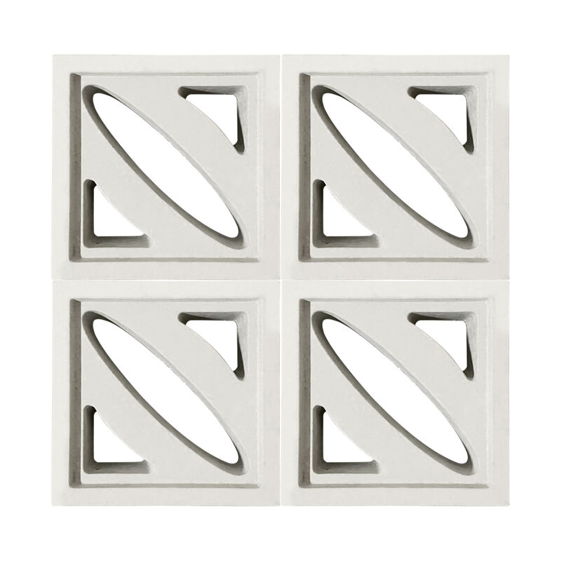 庭の壁のスクリーンタイル セメントブリーズブロック スタイリッシュなパーティションとアクセントウォール用のプレキャストコンクリートの穴あきグリッド/レンガ