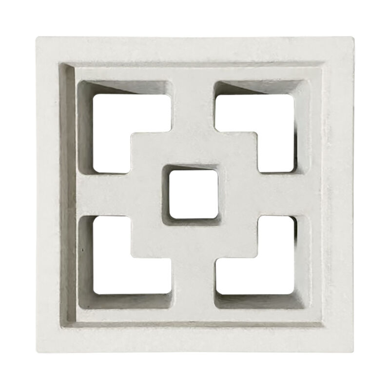 換気されたプライバシー 壁 レンガ コンクリート ブリーズブロック 建築 バルコニーやタウンハウス用の曲げた ブリーズブロック