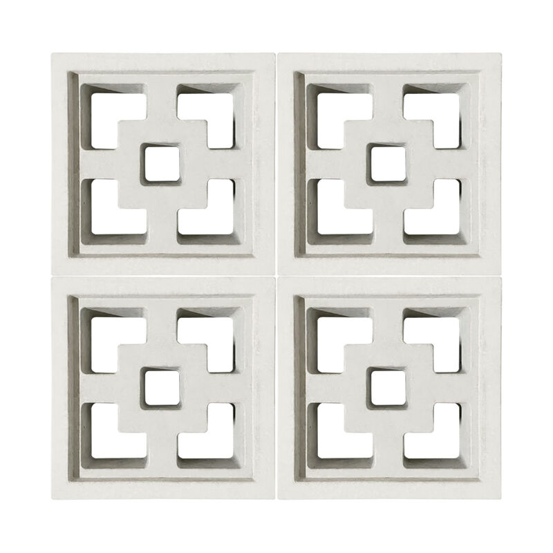 換気されたプライバシー 壁 レンガ コンクリート ブリーズブロック 建築 バルコニーやタウンハウス用の曲げた ブリーズブロック