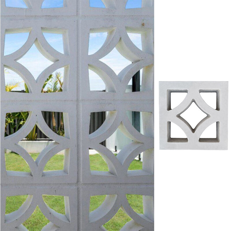 双面パターン コンクリート ブリーズブロック 空洞壁 装飾用レンガ フリースタンドパーティション 換気ファサード