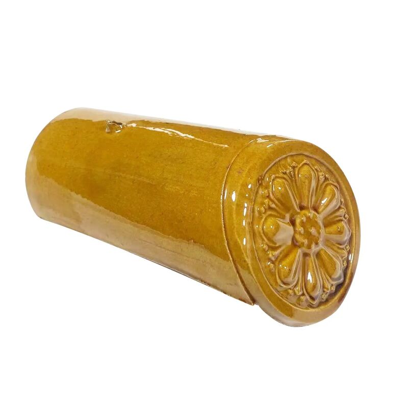 建築資材 古風 瓦 金色 屋根瓦 寺院 修道院 建築用