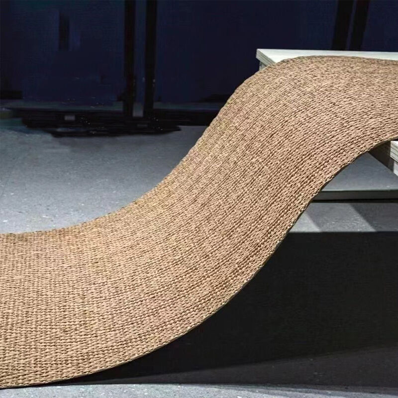 3Dソフトポーセリン MCM フレキシブルウォールパネル ヘリンボーン織りテクスチャ ウォールタイル インテリア壁装飾用