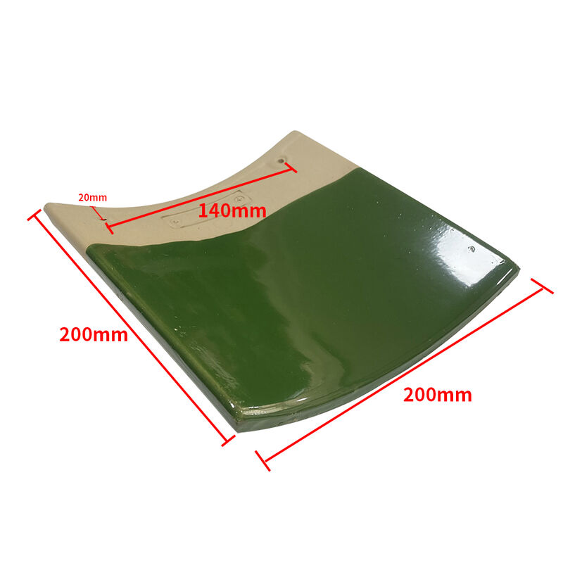 木製枠 緑色のガラスのタイル付きの中華風パビリオン レトロ構造の木造 庭園風景 バルコニーのためのガゼボ 自然装飾