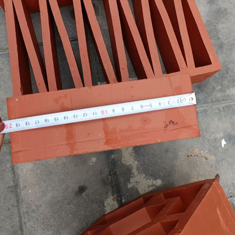 Terracotta Breeze Block Many Colors M Pattern Exterior Wall Screen Block Decorative Ventilation Brick