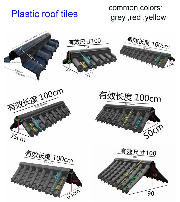 商業用合成中国製 屋根カバー用 防天性PVC/PPポリマーリッジ&エーブス モジュール