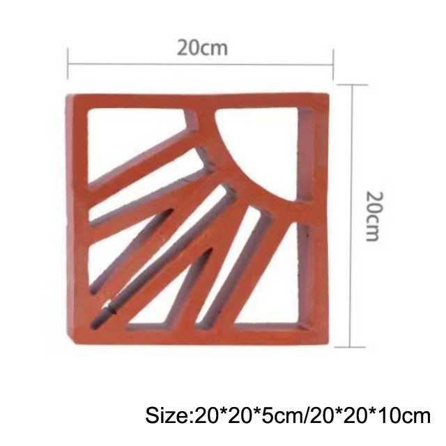 200mmの装飾的なテラ コッタ煉瓦外部の空の粘土の煉瓦摩耗の証拠